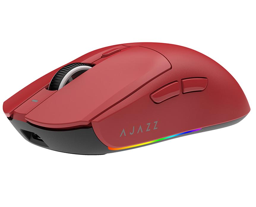Мышь Ajazz AJ139 V2 MC (AJ139/V2/MC/Red) [беспроводная, светодиодная, 12000 DPI, 1000 Гц подсветка, Красный]
