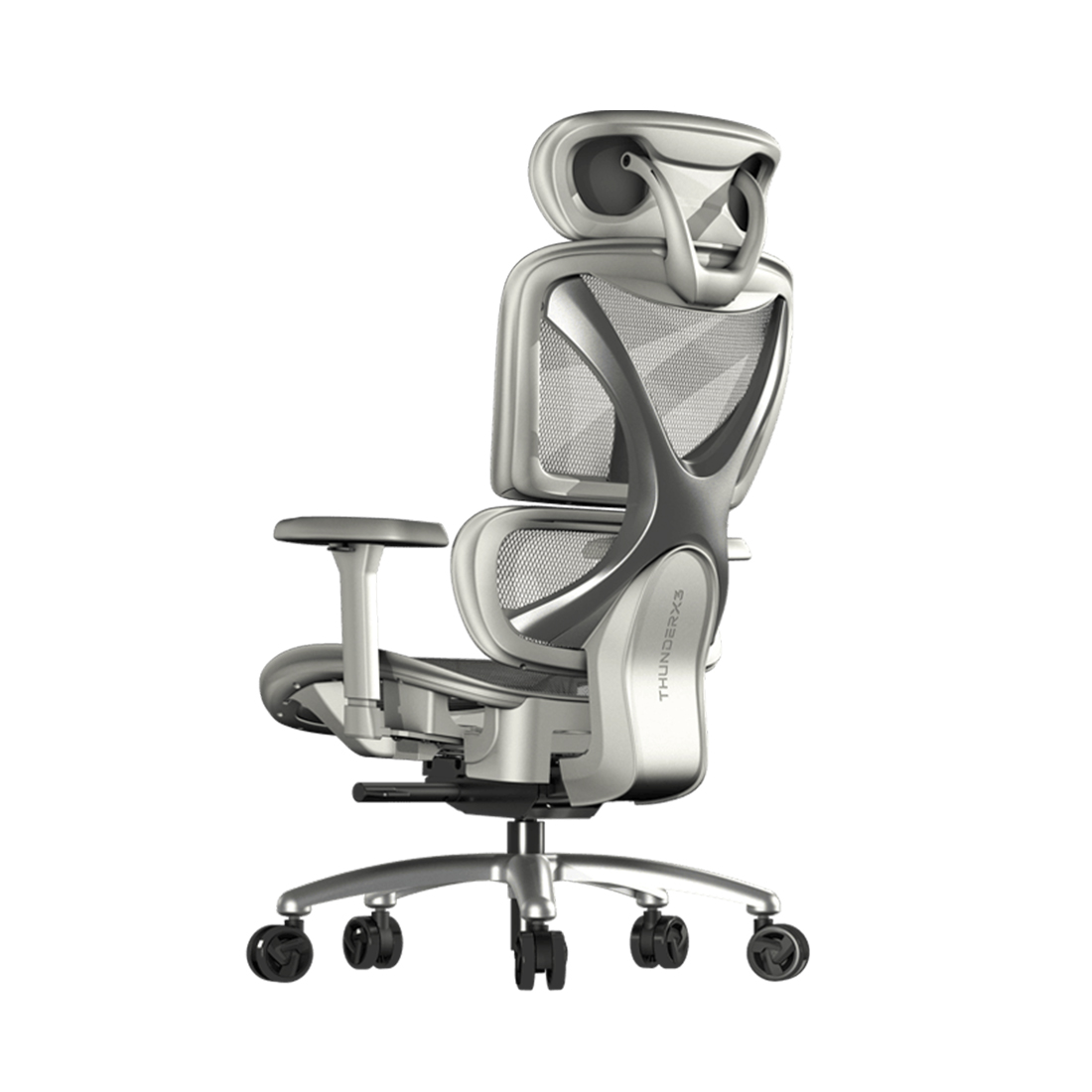 Игровое компьютерное кресло ThunderX3 XTC-Mesh Grey (TEGC-3054104.41) Серый