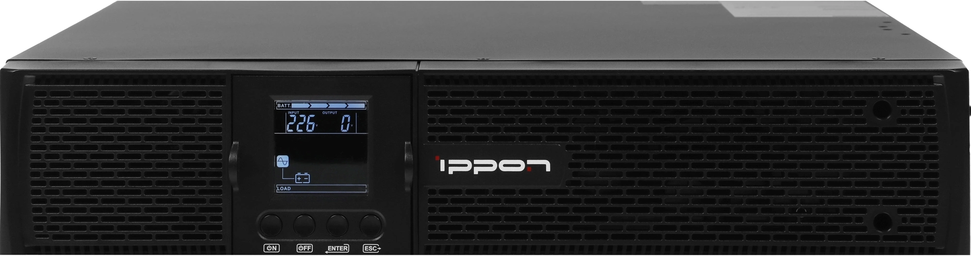 ИБП Ippon Innova RTB 1500, 1500 ВA, 1350 Вт, AVR 165-290В, 8xIEC C13, управление по USB/COM