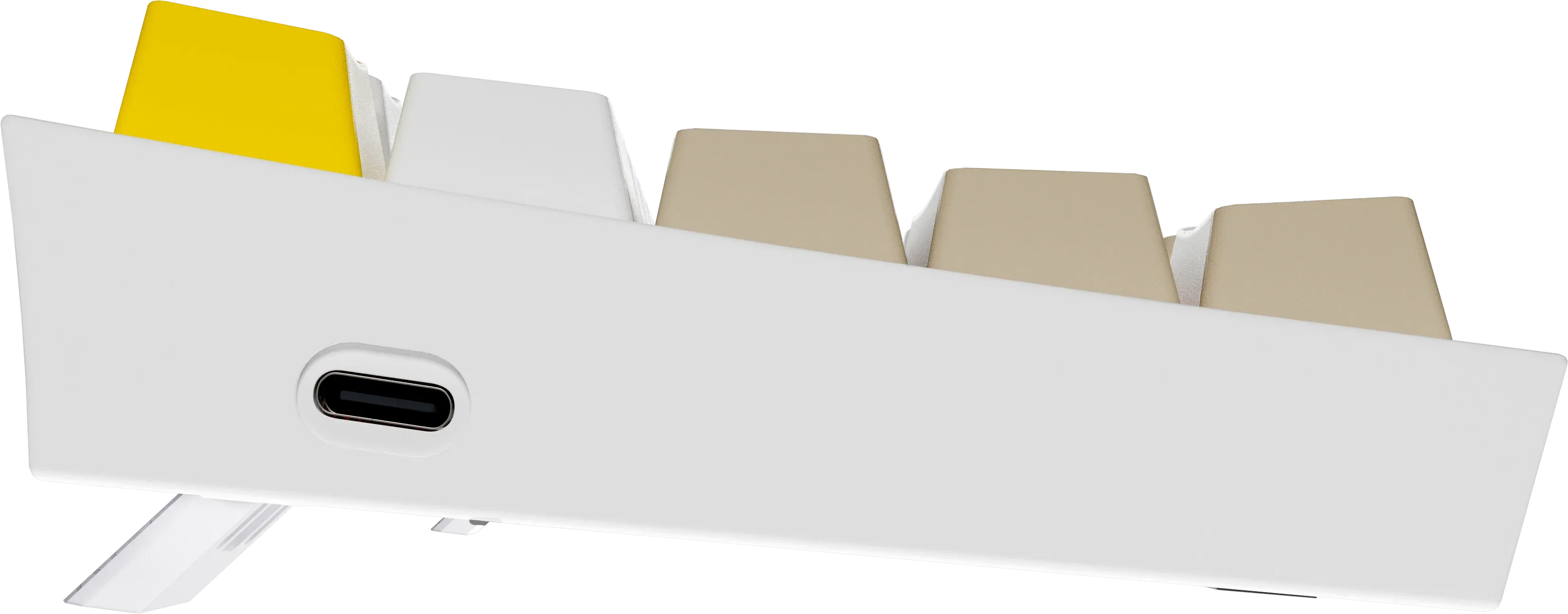 Клавиатура Redragon Fizz (72596) [механическая, проводная, RGB подсветка, Redragon + Red, белая]