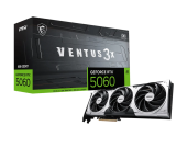 Видеокарта MSI GeForce RTX 5060 8G VENTUS 3X OC [8 ГБ, GDDR7, 128 бит, HDMI, DisplayPort (3 шт)]