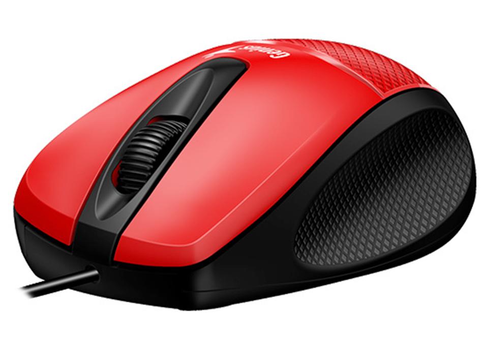 Компьютерная мышь Genius DX-150X Red [проводная, светодиодная, 1000 DPI]