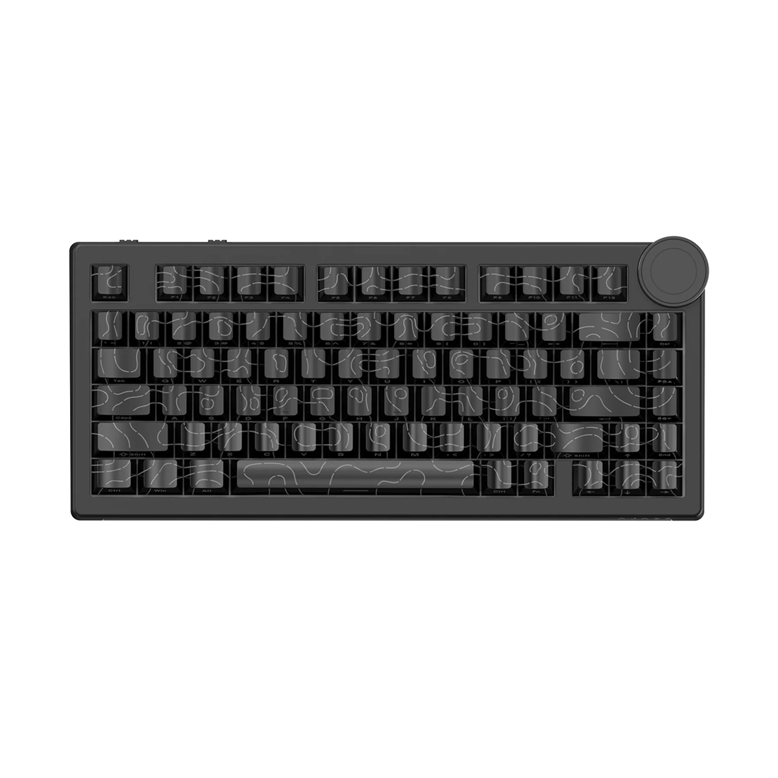 Клавиатура Ajazz AK820 [Механическая, проводная, клавиш - 82, подсветка, черная]