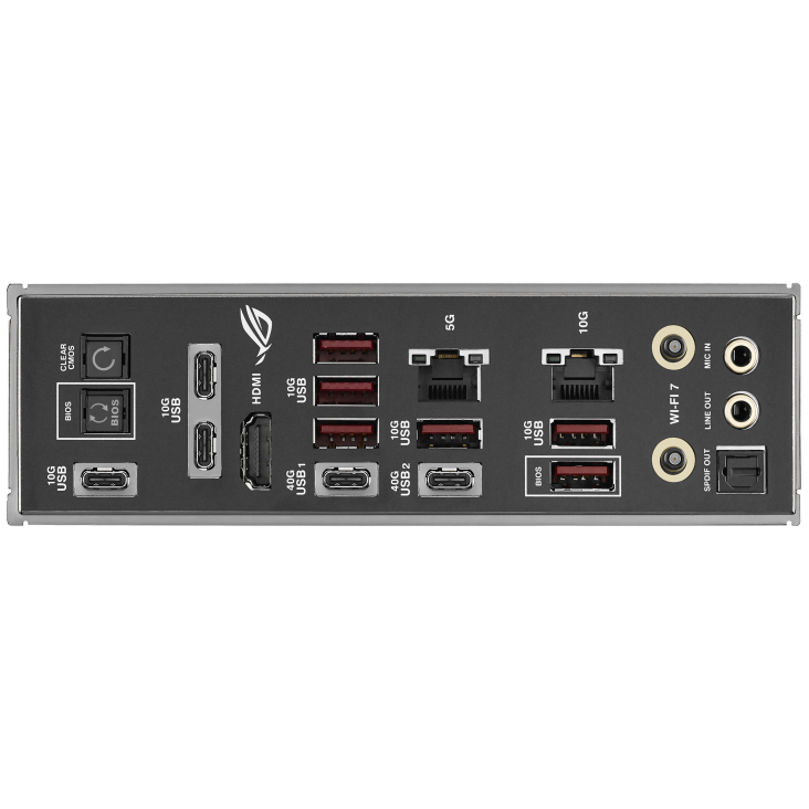 Материнская плата Asus ROG CROSSHAIR X870E DARK HERO [AM5, AMD X870E, 4xDDR 5, 5xM.2, 2xPCI-E x16, Standard-ATX]