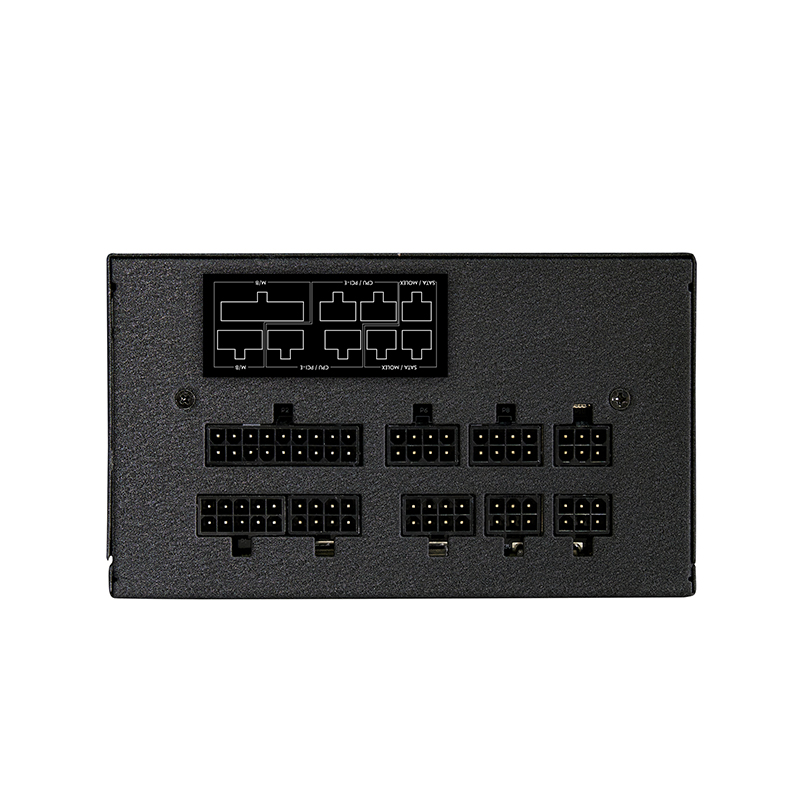Блок питания Chieftronic SteelPower, BDK-550FC [550 Вт, 80 PLUS Bronze, 6x SATA, 2x 6+2 pin PCIe, 2x 4+4 pin CPU]