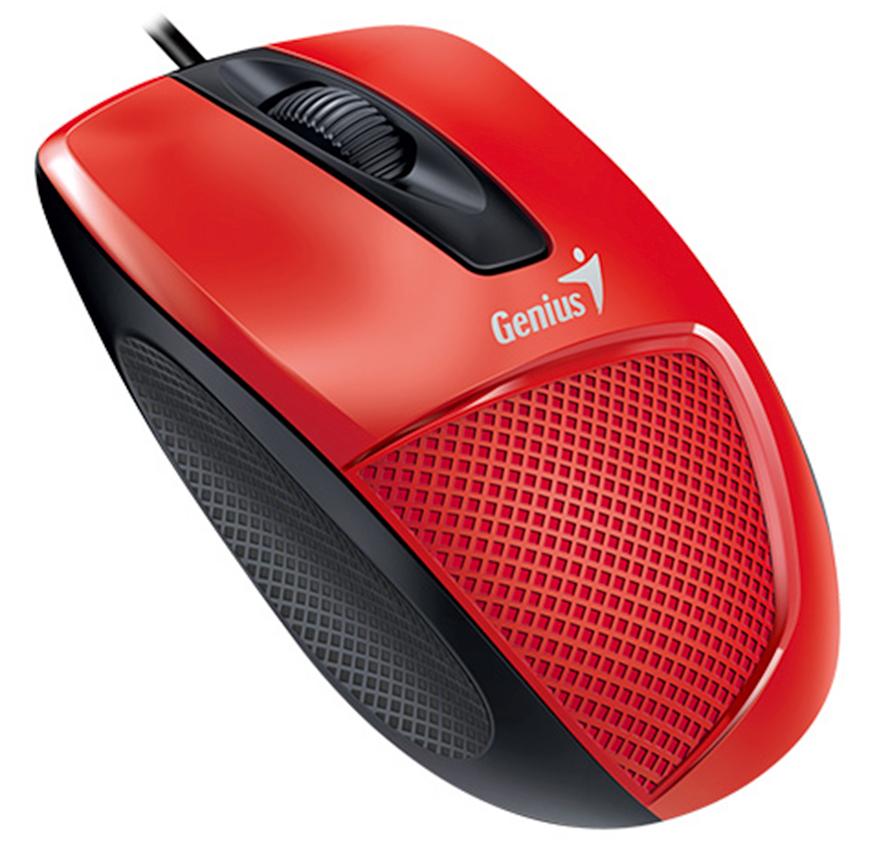 Компьютерная мышь Genius DX-150X Red [проводная, светодиодная, 1000 DPI]
