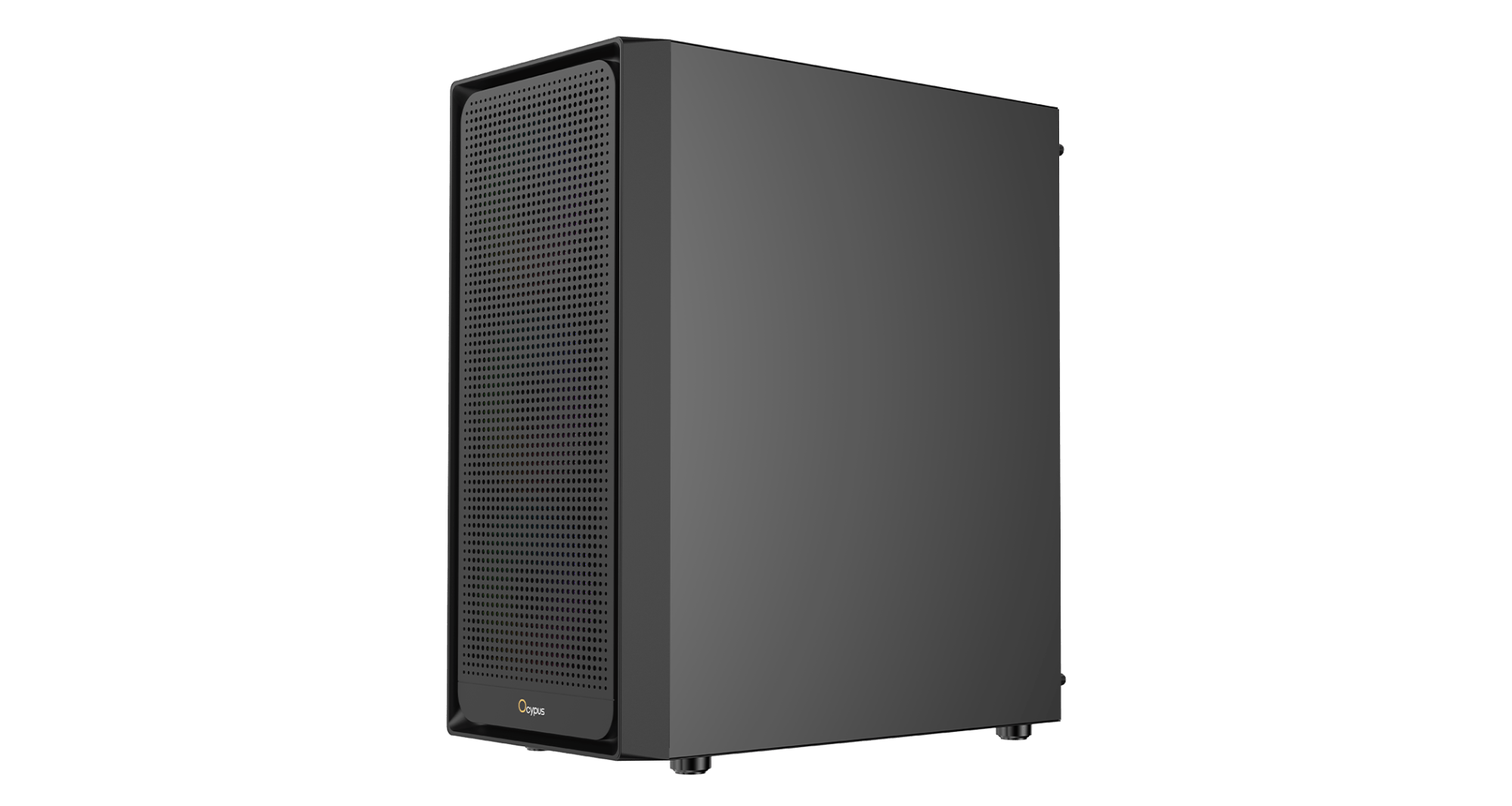 Корпус Ocypus Gamma C50 BK ARGB mATX/ITX 3xUSB Черный Gamma-C50-BKG400XX-GL