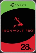 Жесткий диск Seagate Ironwolf pro NAS (ST28000NT000) [28 ТБ, 3.5", SATA III, 7200 об./мин, кэш - 512 МБ, для сетевых накопителей (NAS)]