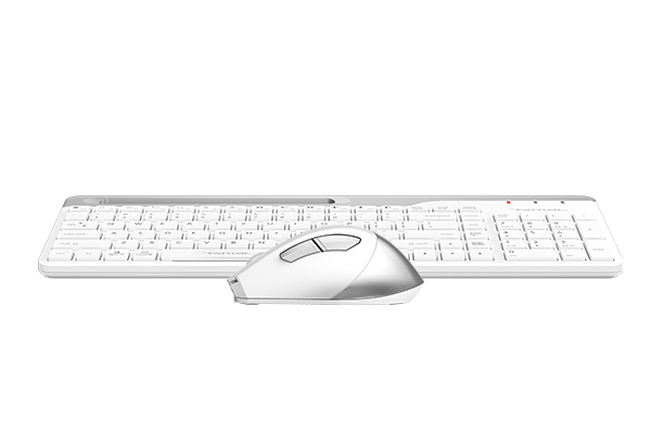 Клавиатура+мышь A4Tech FN12 FB2535C-Icy, беспроводной, белый