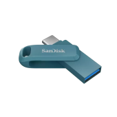 USB Флеш SanDisk Ultra Dual Drive Go USB Type-C (SDDDC3-064G-G46NBB), 128ГБ, 400 МБ/сек, Синий 