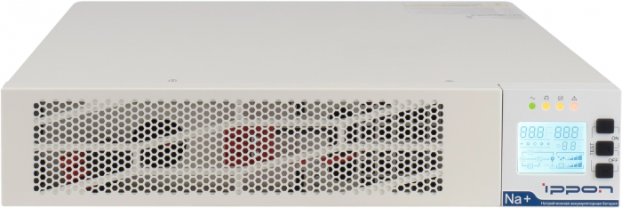 ИБП Ippon Na+ RTA 3000 3000W/Rack online/батарея 12V 4,8Ah*6/USB-B /RS-232/EPO/8 IEC/ЖК-дисплей/поддержка SNMP/Белый