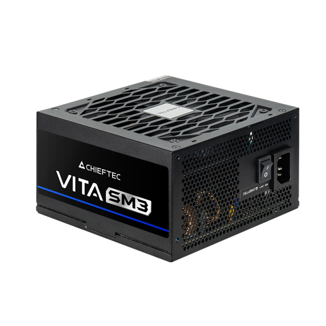 Блок питания Chieftec VITA SM3 (BPX-750-C) [750 Вт, 80 PLUS Bronze, 6x SATA, 1 x 16 pin (12VHPWR), 2 x 6+2 pin PCIe, 2x 4+4 pin CPU, EPS12V, ATX]