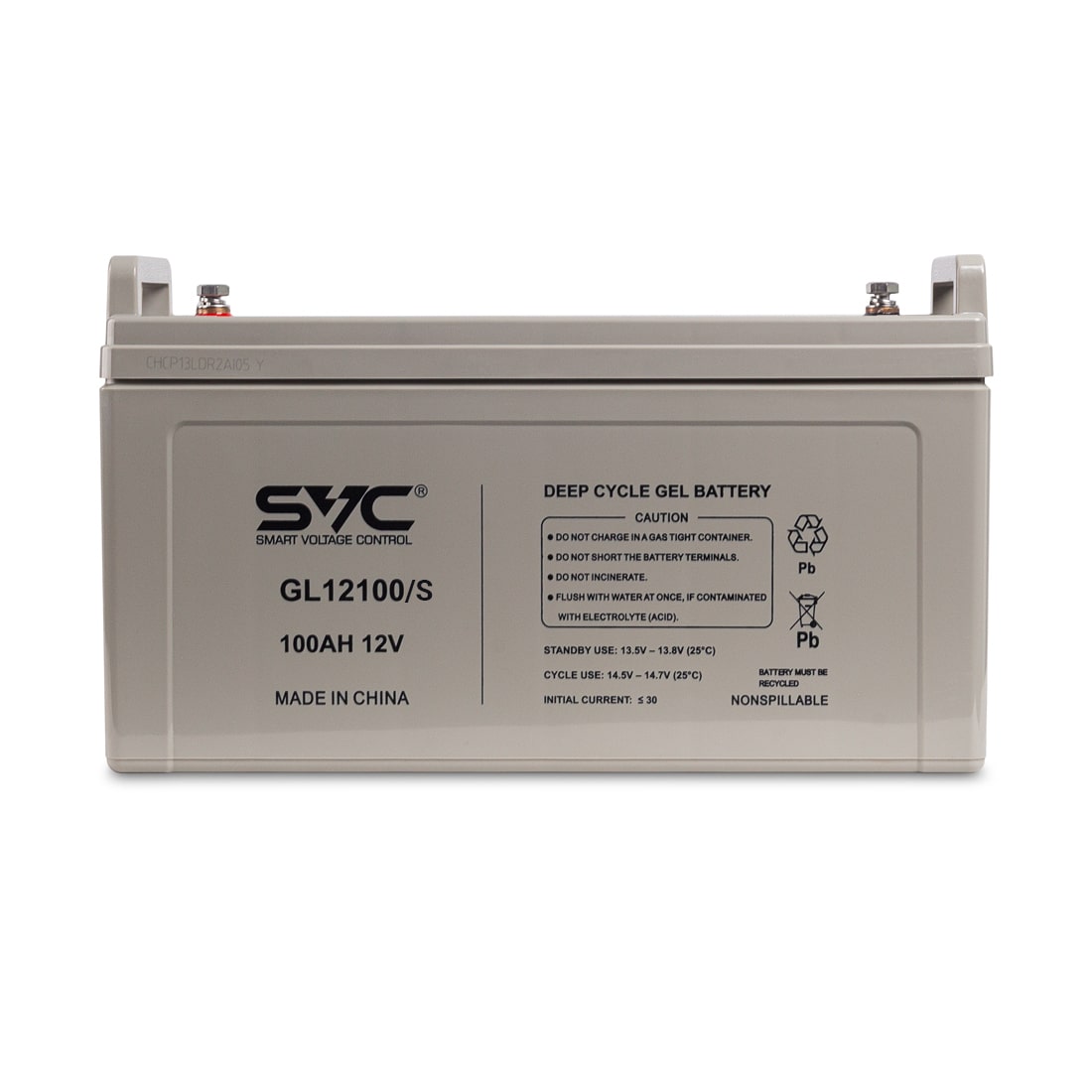 Аккумуляторная батарея SVC GL12100/S 12В 100 Ач (407*172*236)