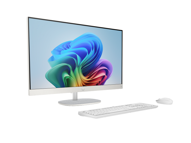 Моноблок HP All-in-One Desktop AI 27-cr2104ci (D2GQ4EA) [27" Full HD, Intel Core Ultra 5 225U, 8 ГБ ОЗУ, 512 ГБ SSD, DOS]