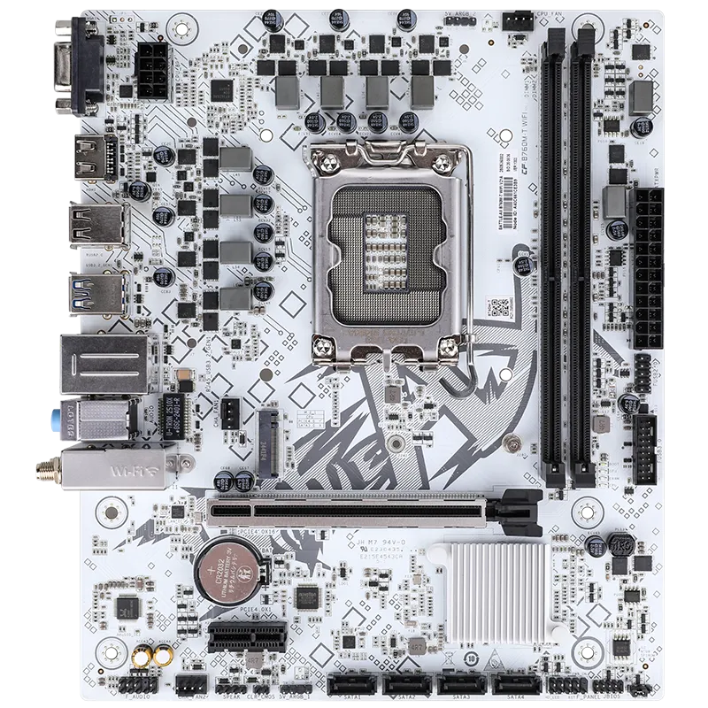 Материнская плата Colorful BATTLE-AX (B760M-T WIFI V21A) [LGA 1700, Intel B760, 2xDDR 4, 1xM.2, 1xPCI-E x16, Micro-ATX]