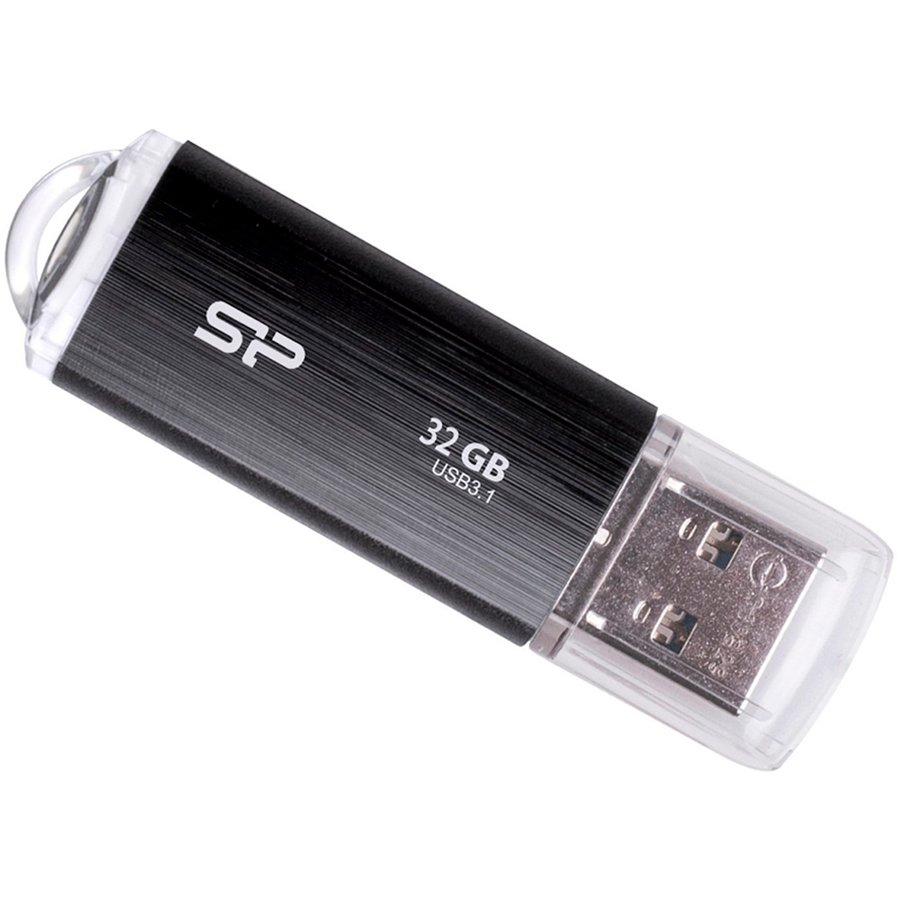 USB Флеш Silicon Power Blaze - B02 32ГБ (SP032GBUF3B02V1K) USB 3.2 Gen 1, Черный