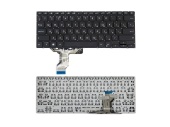 Клавиатура для ноутбука Asus X420/ X420F/ X420U/ A420F/ A420, без подсветки RU, черная