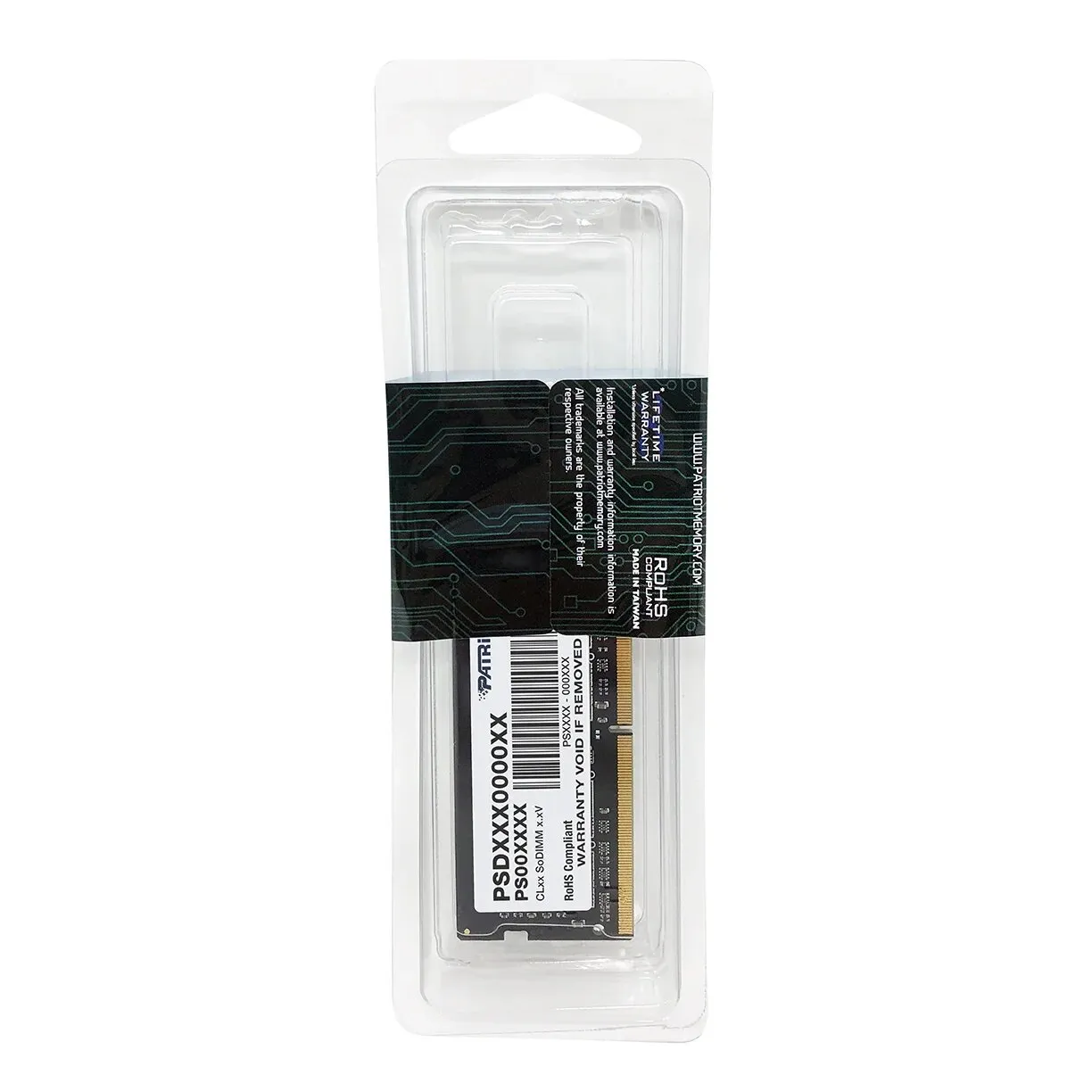 Модуль памяти для ноутбука Patriot Signature Line [PSD48G320081S] [8 ГБ DDR 4, 3200 МГц, 25600 МБ/с, 1.2 В]