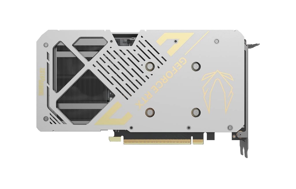 Видеокарта Zotac RTX 5060 Ti TWIN EDGE WHITE (ZT-B50620Q-10Mм) [16 ГБ, GDDR7, 128 бит, HDMI, DisplayPort (3 шт)]