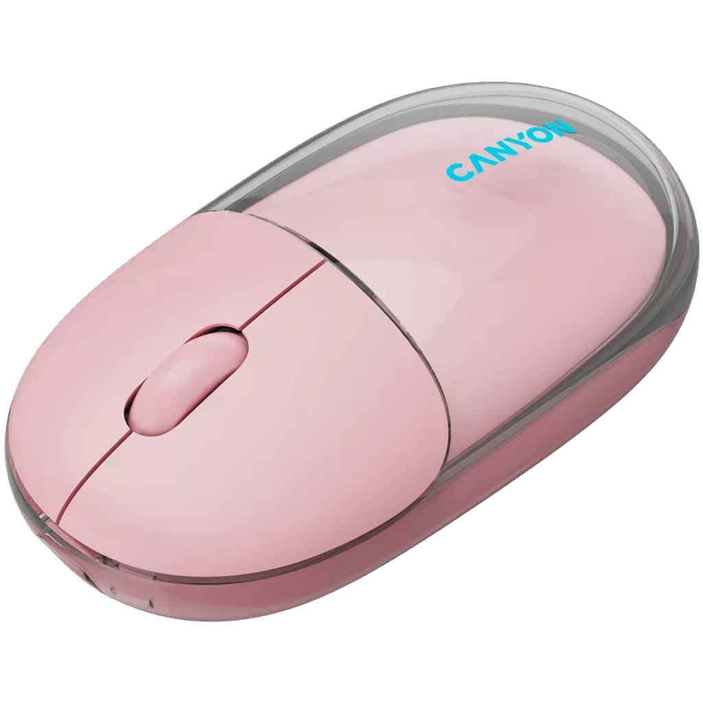Мышь Canyon OnClick 24 (CNS-CMSW24P) [беспроводная, светодиодная, 1200 DPI, 125 Гц, розовый]