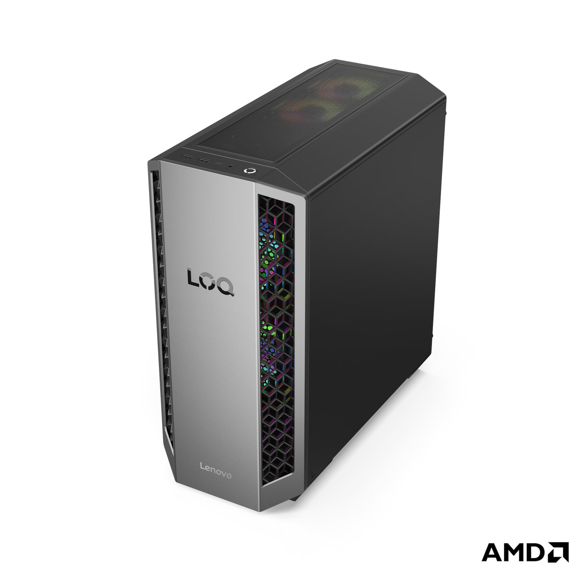 Системный блок Lenovo LOQ Tower 26ADR10 (91DF000QKZ) [Ryzen 7 8745HX, 16 ГБ ОЗУ, 512 ГБ SSD, RTX 5060, DOS]