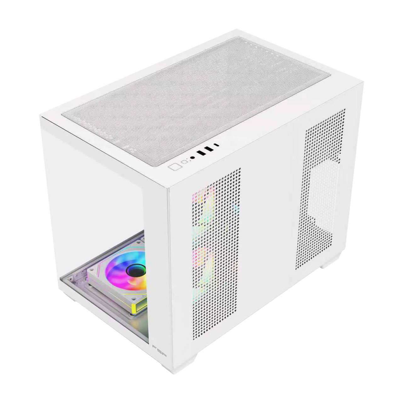 Корпус FSP S342-BA [Midi Tower, 6x 120 мм ARGB, белый]