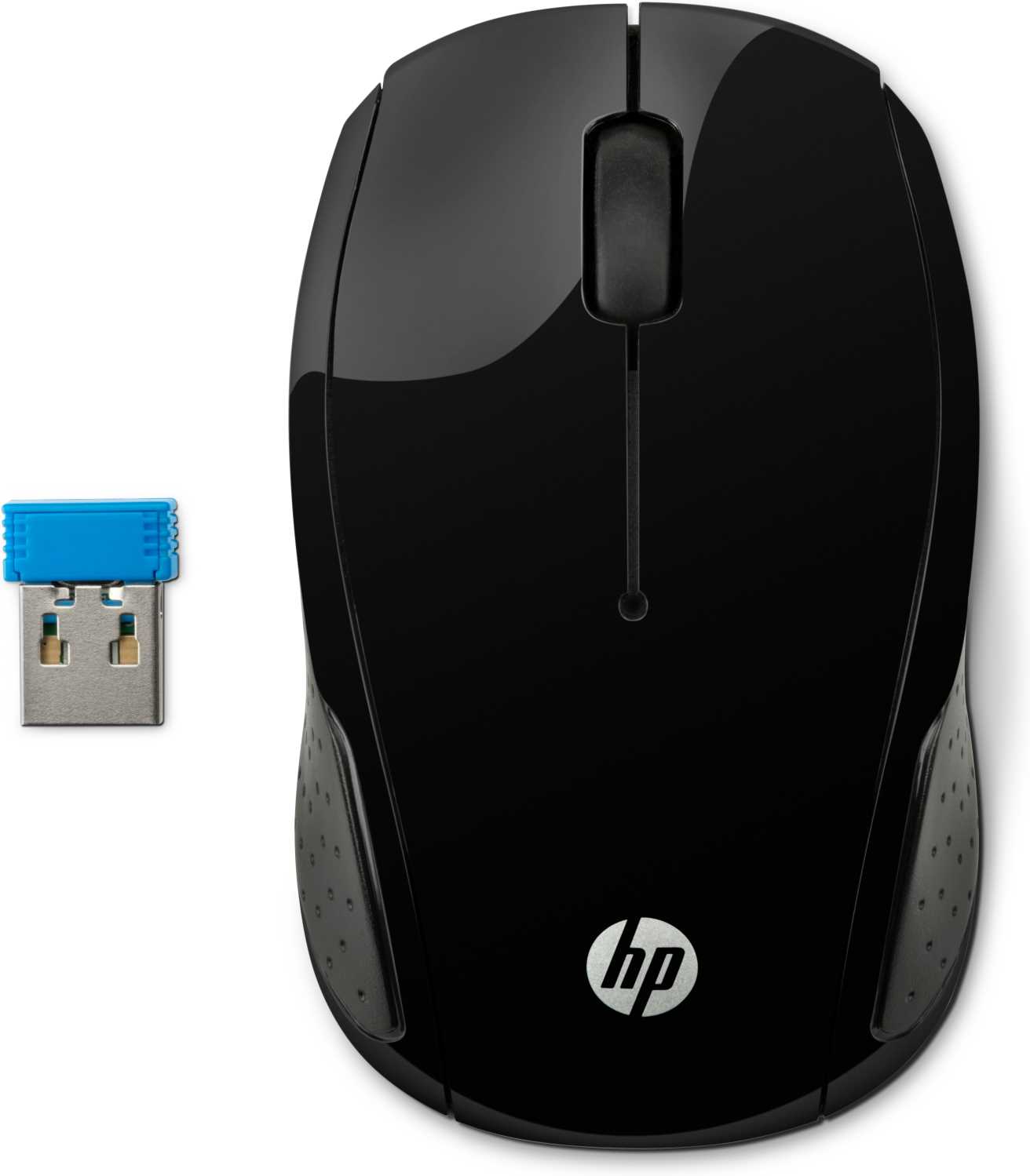 Мышь HP 200 (X6W31AA) [беспроводная, светодиодная, 1000 DPI, черная]