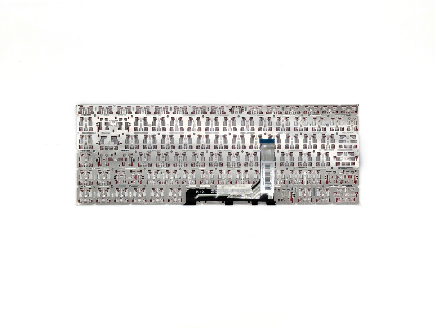 Клавиатура для ноутбука MSI Stealth GF63/ P65/ GS65, красная подсветка, без рамки, черная