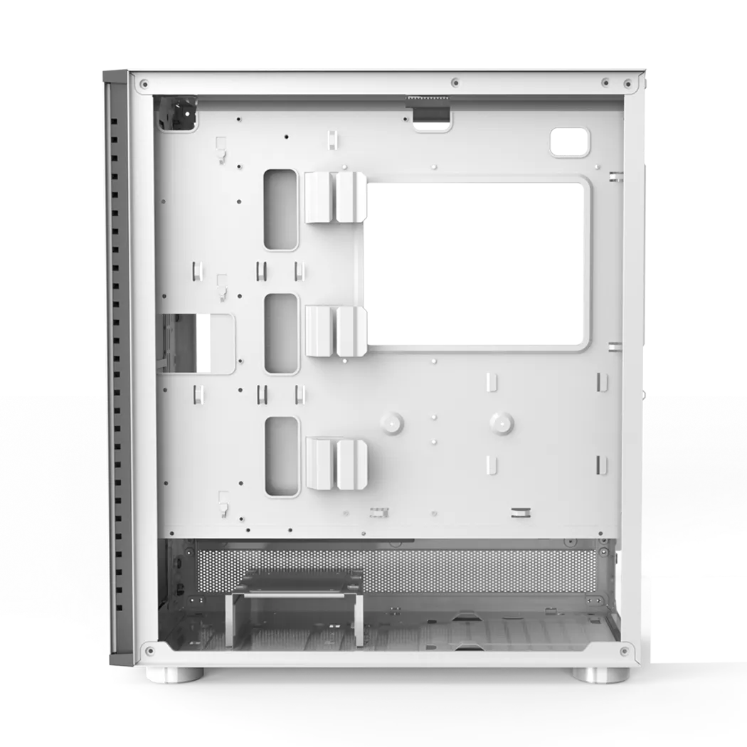 Корпус PCCooler ME200W MESH WH [Midi Tower, 3 x 120 мм, белый]