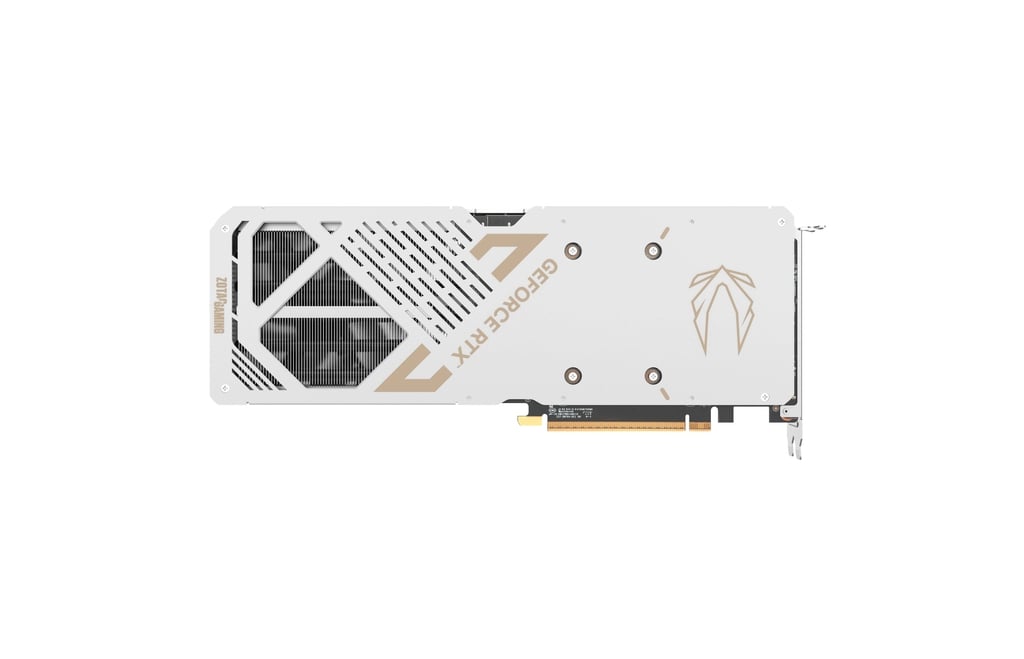 Видеокарта Zotac GAMING GeForce RTX 5070 AMP White Edition (ZT-B50700FQ-10P) [12 ГБ, GDDR7, 192 бит, HDMI, DisplayPort (3 шт)]