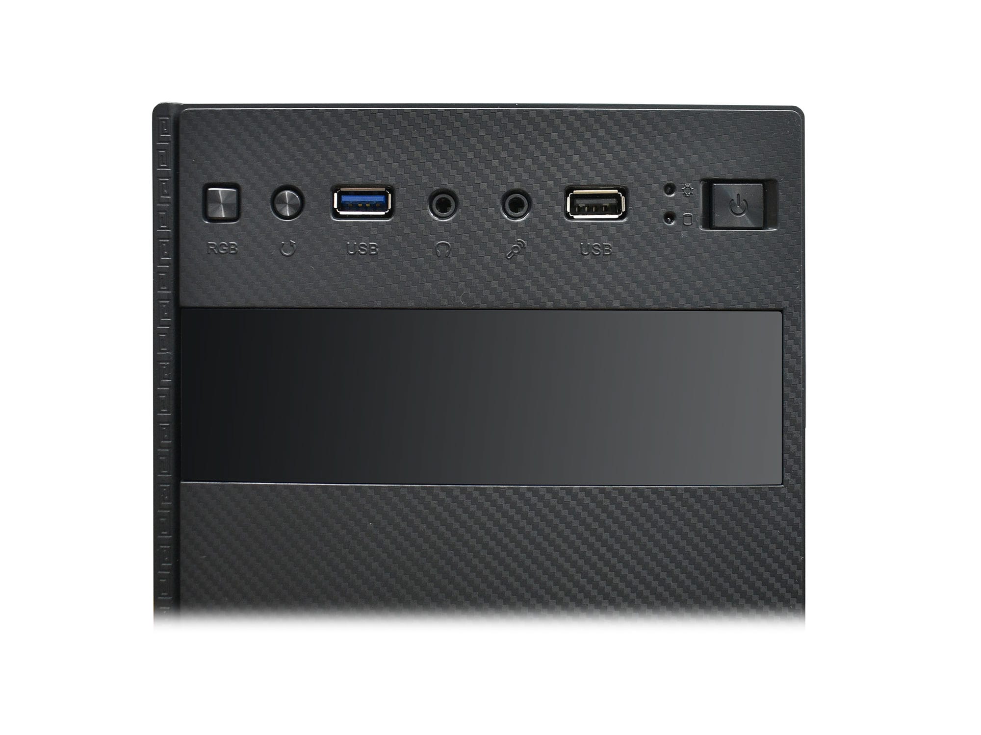 Корпус Apex V05, RGB [Mini Tower, с БП, черный]