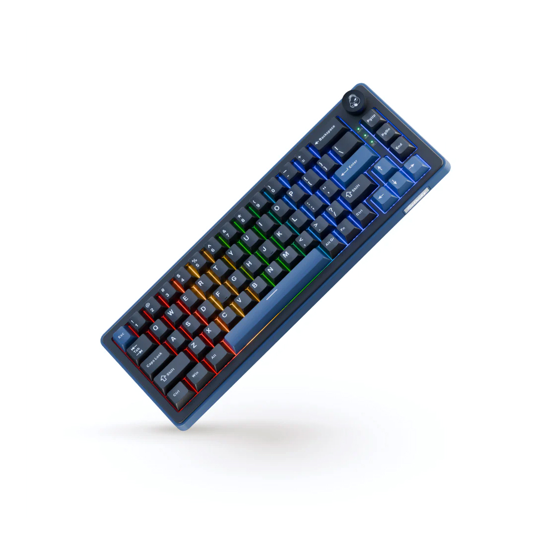 Клавиатура Ducky OK-M-75 Baby Switch (DKOKM2583-KYRUPDCOCH1) [механическая, проводная + беспроводная, RGB подсветка, Baby Switch, черная]