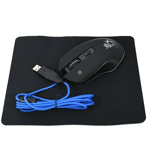 Мышь, Defender Sky Dragon GM-090L, USB/ Black 