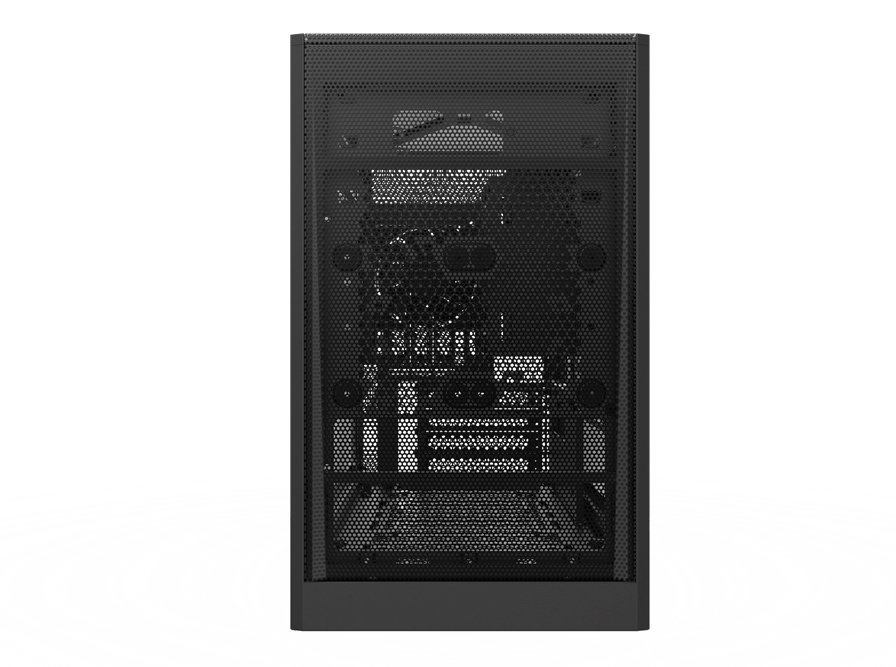 Корпус Montech TEN (B) Micro-ATX/Mini-ITX 2xUSB3.0 1xType-C 1xAudio Черный