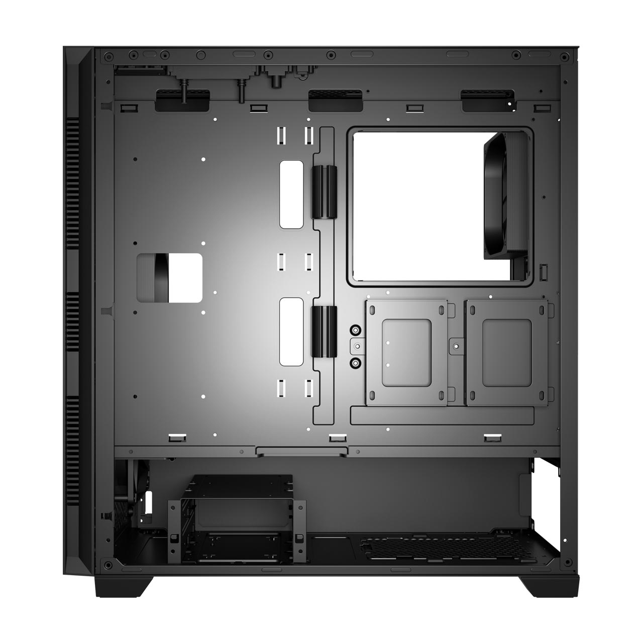 Корпус FSP U530-BS [Midi Tower, 4 x 120 мм, Черный]
