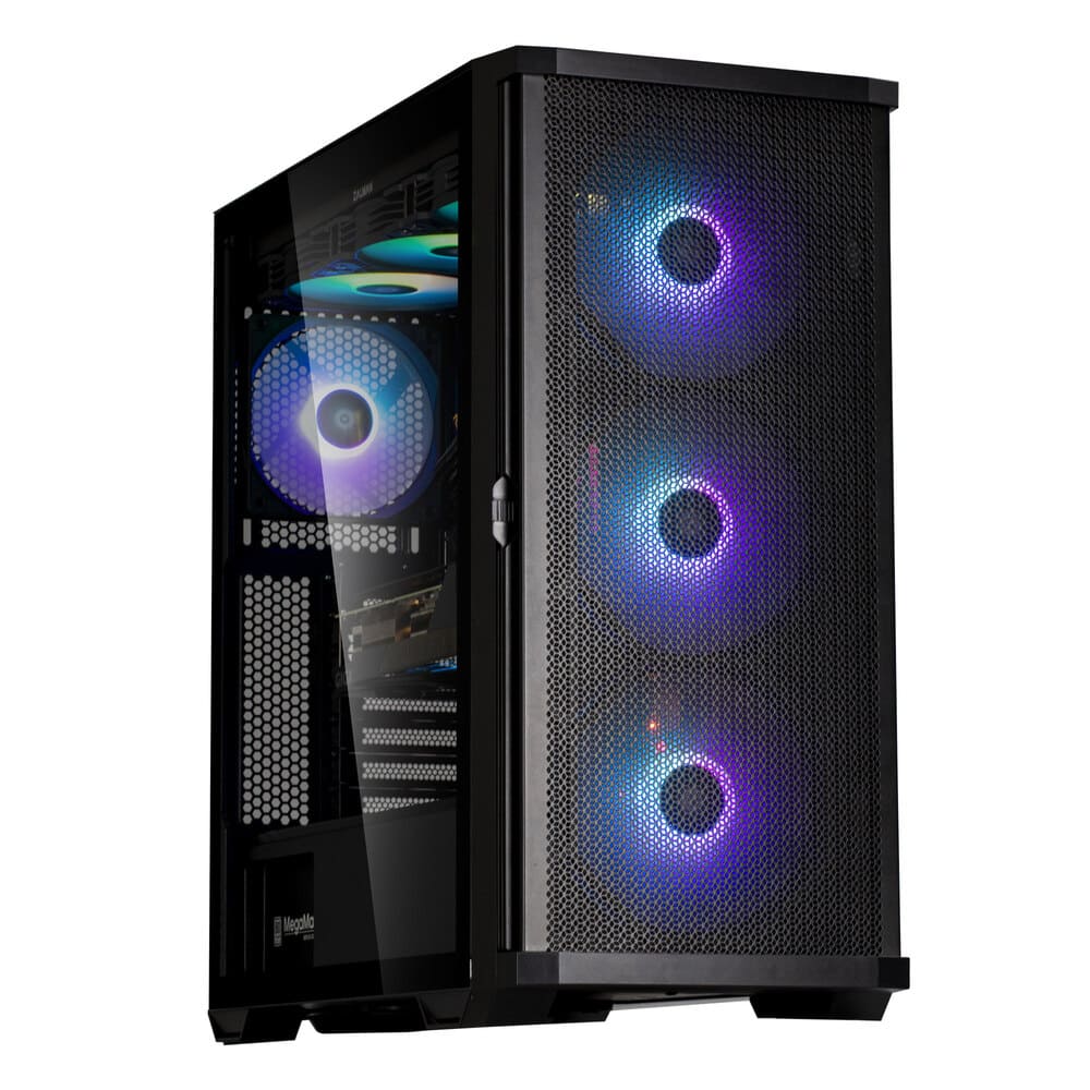 Корпус Zalman Z10 Plus [Midi Tower, 1 x 120 мм, 3 x 140 мм, черный]