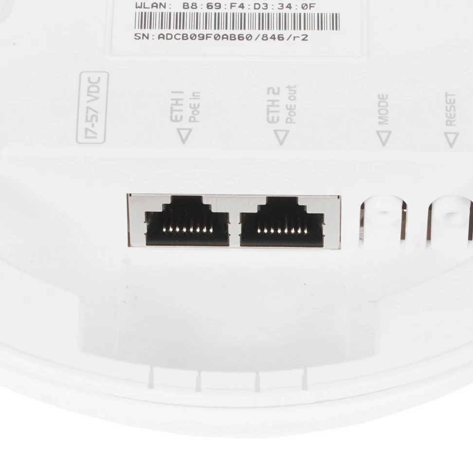 Wi-Fi точка доступа MikroTik cAP ac (RBcAPGi-5acD2nD) 716MHz CPU, 128MB RAM, 2 x Gbit LAN