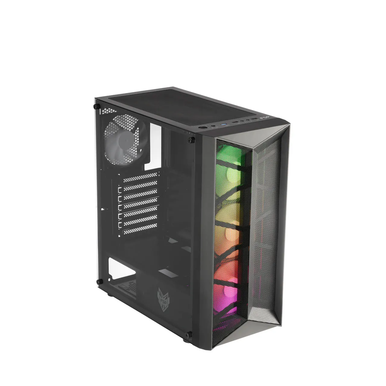 Корпус FSP CMT211A, Midi Tower, Черный