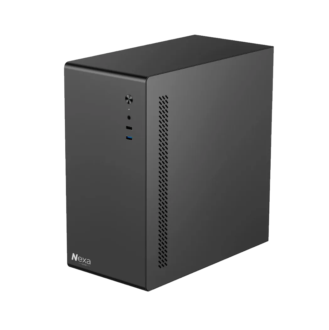 Компьютерный корпус Nexa Lite NL6519, Без БП, 1xUSB2.0, 1xUSB3.0, Black, mATX