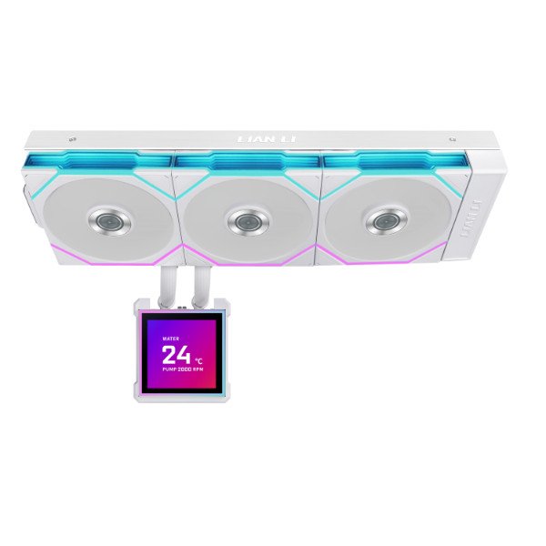 Система охлаждения Lian Li HydroShift II LCD-S 360TL (G89.GHS2LCDS36TFW.00) [120 x 120 мм, 2600 об/мин, 33 дБА, 4 pin]