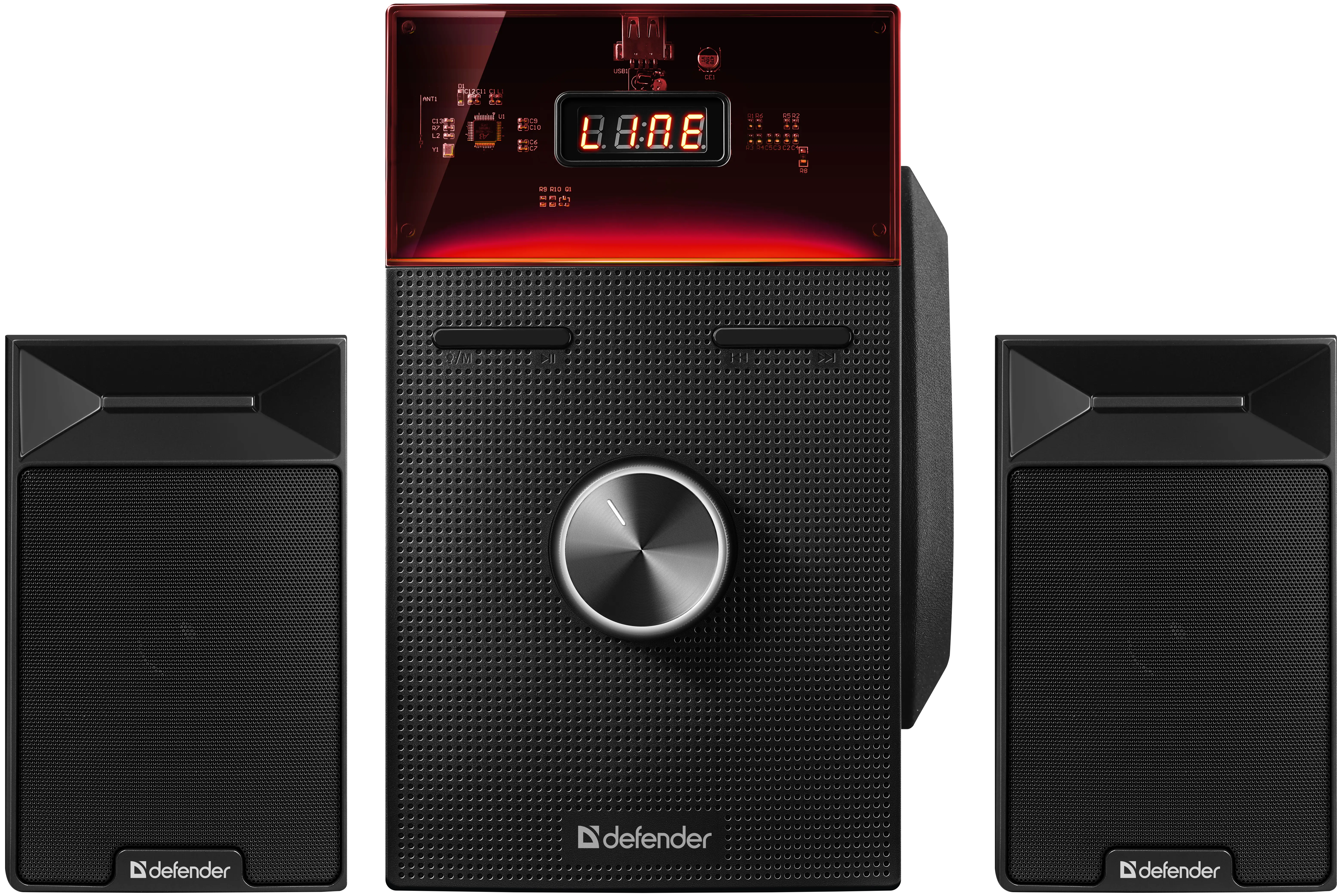 Компактная акустика 2.1 Defender Tresor (65092) черный