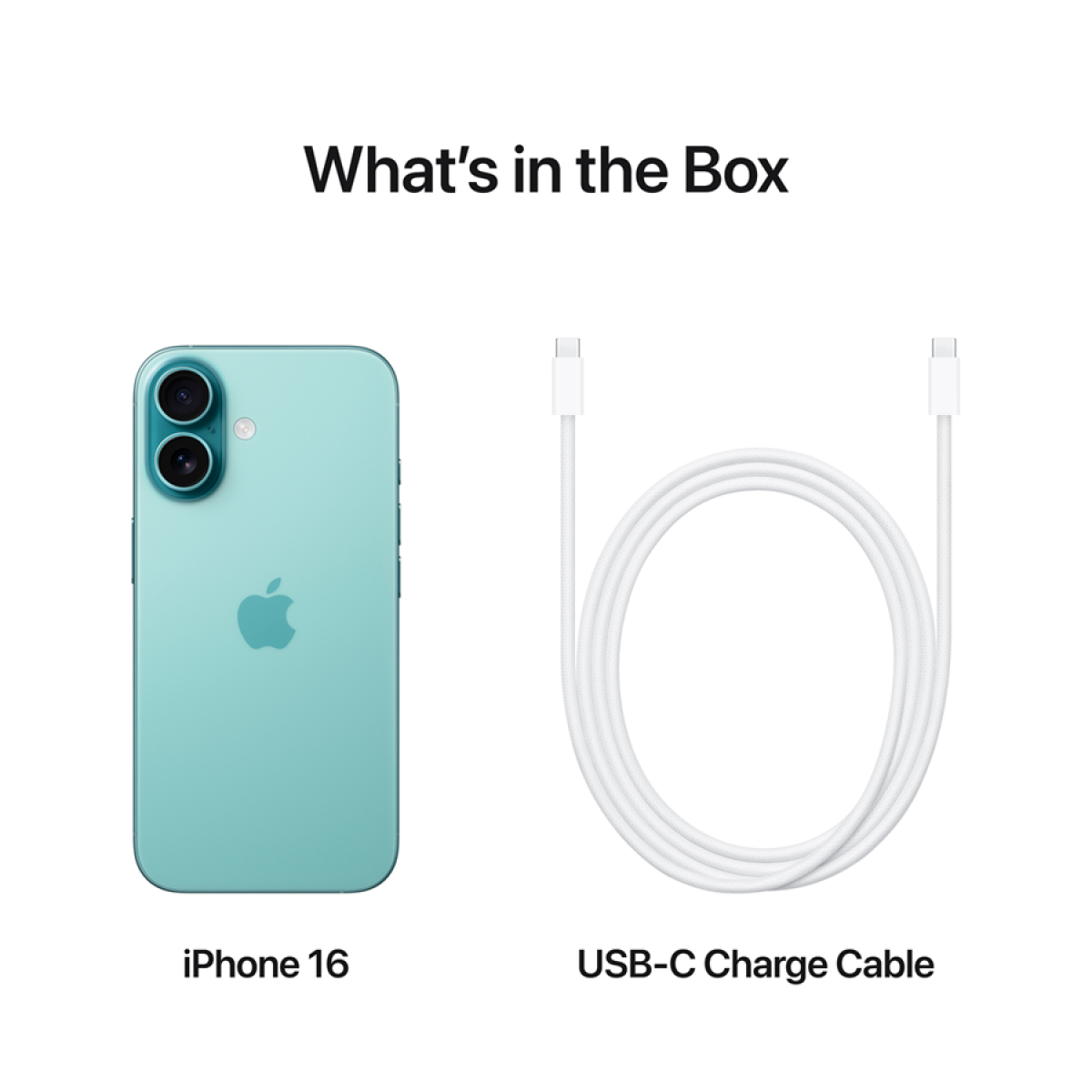 iPhone 16 (MYED3HX/A) 128GB Teal, Model A3287