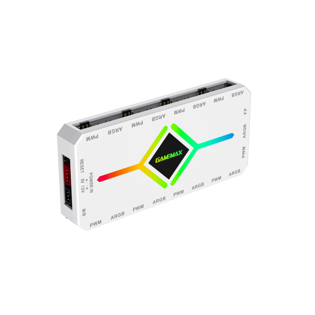 Контроллер подсветки Gamemax V4.0 ARGB+PWM HUB WH (12В) (1308-1300R0066)