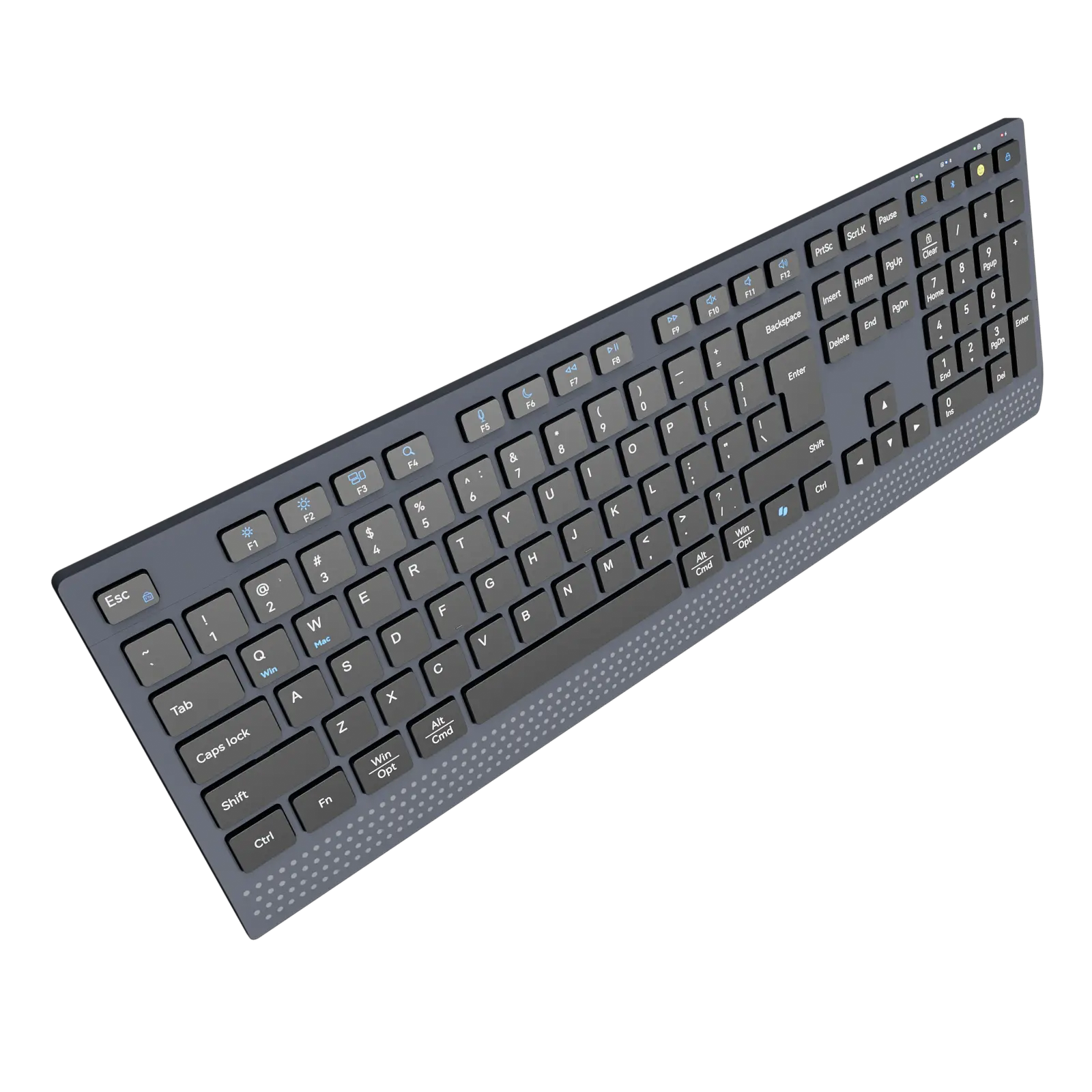 Клавиатура MeeTion BTK2000 (BTK2000 Black) [мембранная, беспроводная, черная]