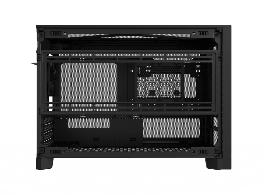 Корпус Montech TEN (B) Micro-ATX/Mini-ITX 2xUSB3.0 1xType-C 1xAudio Черный