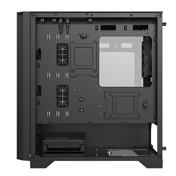 Корпус Montech AIR 100 LITE (B) [Mini Tower, 2 × 120 мм, Черный]
