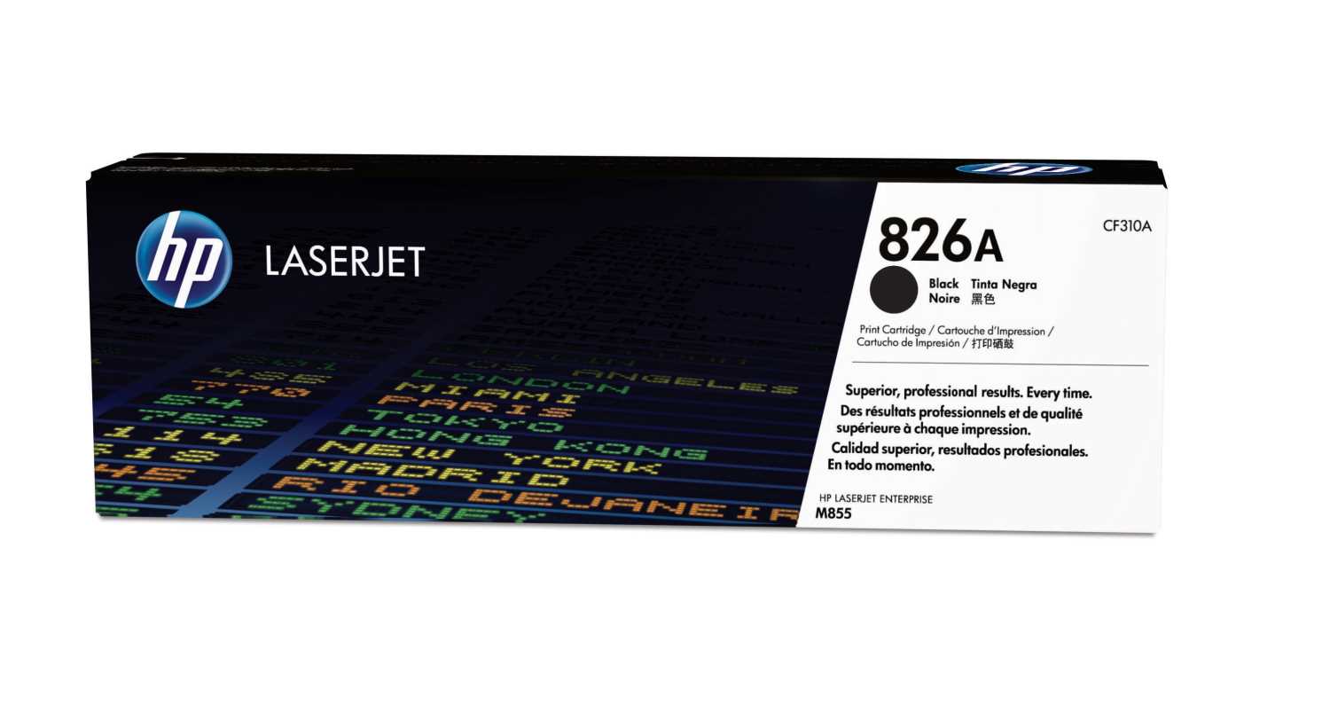 Картридж HP 826A  CF310A Black LaserJet Toner Cartridge для HP Color LaserJet M855