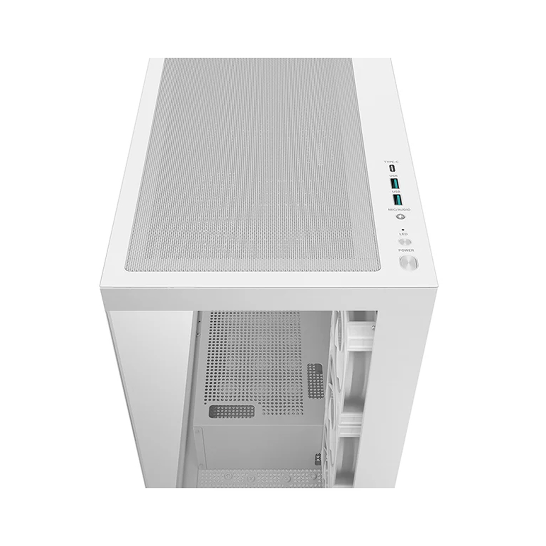 Корпус DeepCool CG580 4F V2 WH (R-CG580-WHADA4-G-2) [Midi Tower, 4x 120 мм ARGB, белый]