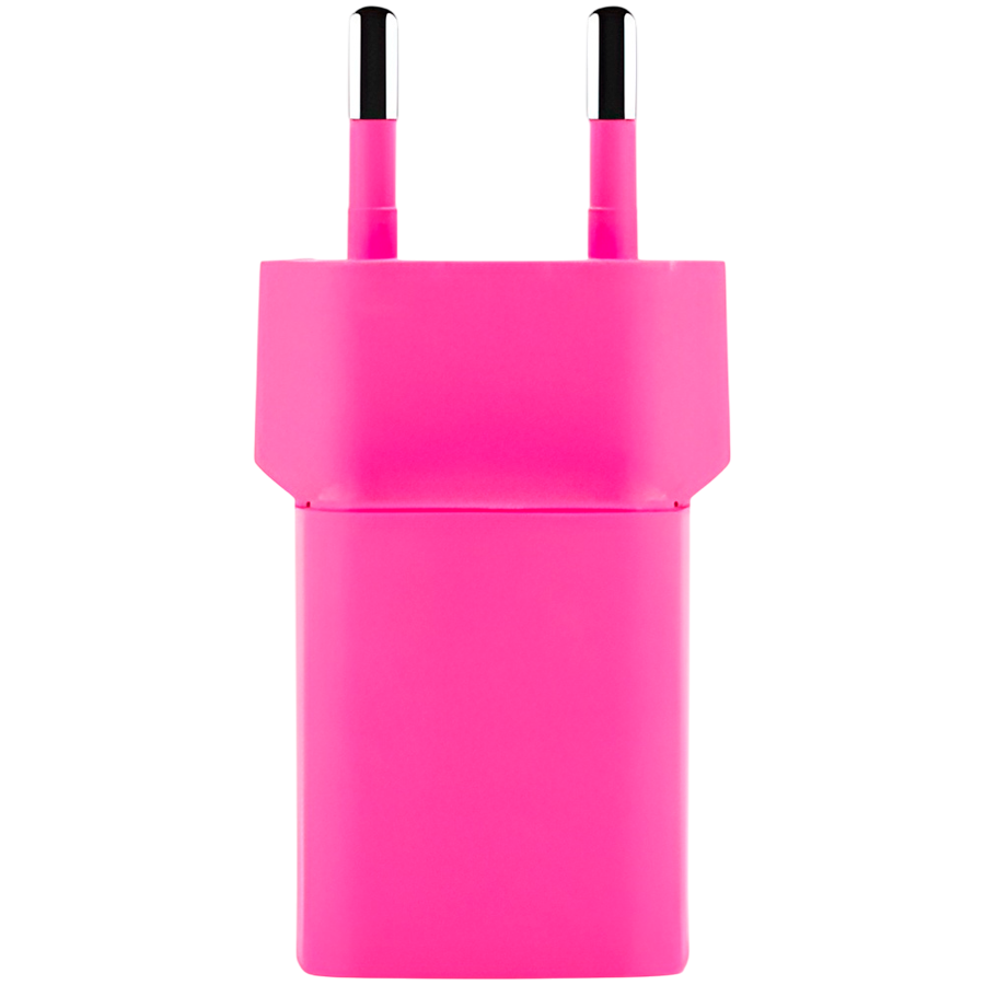ttec SmartCharger GAN 20W PD (2SCG20LNP) Travel Fast Charger + USB-C - Lightning Cable 120cm, Neon Pink