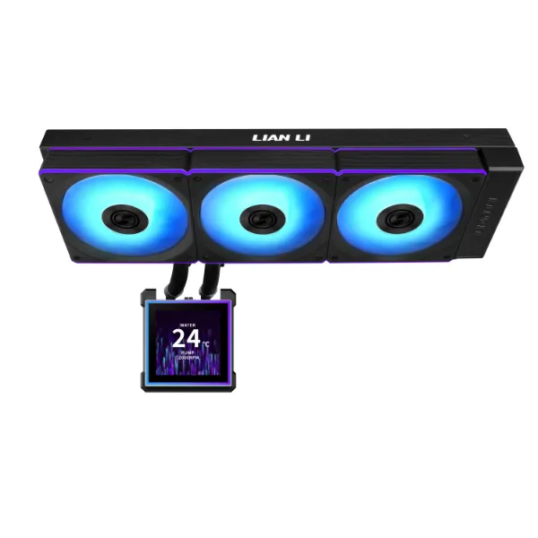 Система охлаждения Lian Li HydroShift II LCD-S 360 CL 3x120mm Black [120 мм, 3200 об/мин, 30 dB, 4 pin]